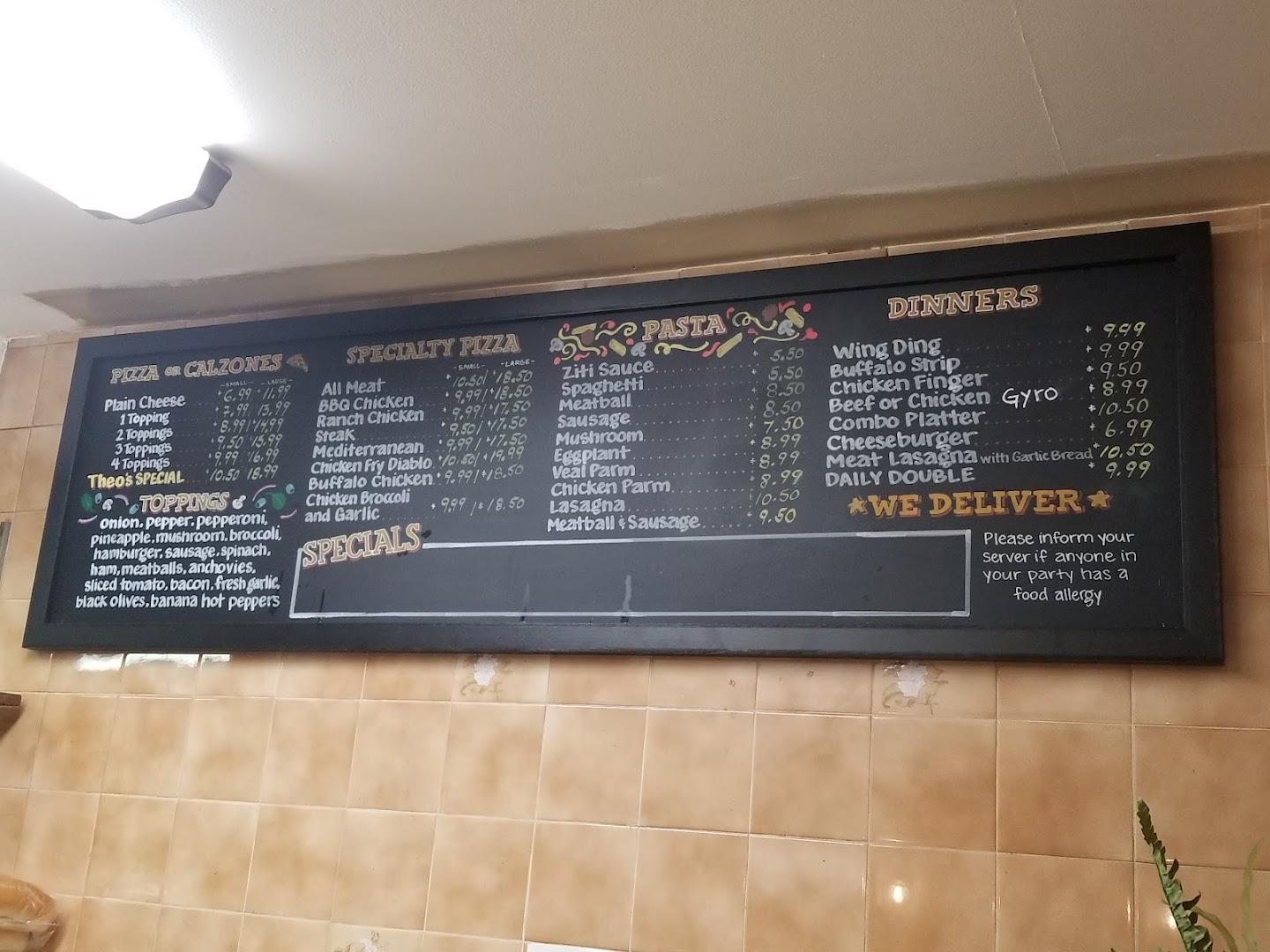 Harry's Famous Pizza Menu image 2
